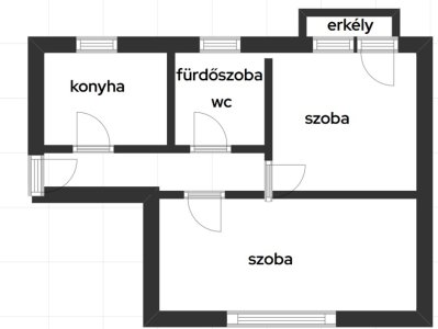 XV. kerület TÖRÖKSZEGFŰ térnél I. em-i 53 nm-es, ERKÉLYES LAKÁS ELADÓ