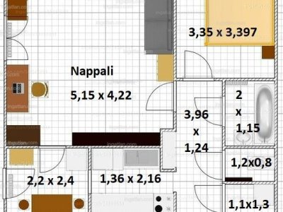 HERMINAMEZŐN Laky Adolf utcánál 53 nm-es LAKÁS ELADÓ