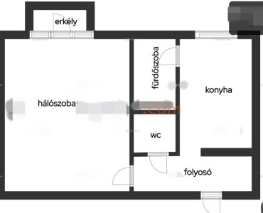 NAGYZUGLÓBAN KAFFKA PARKBAN 38 nm-es , emeleti, ERKÉLYES LAKÁS ELADÓ