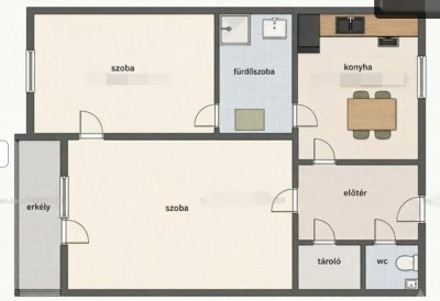 XIII.kerület Angyalföldön  SZIGETELT házban I.em-i 48 nm-es ERKÉLYES lakás ELADÓ